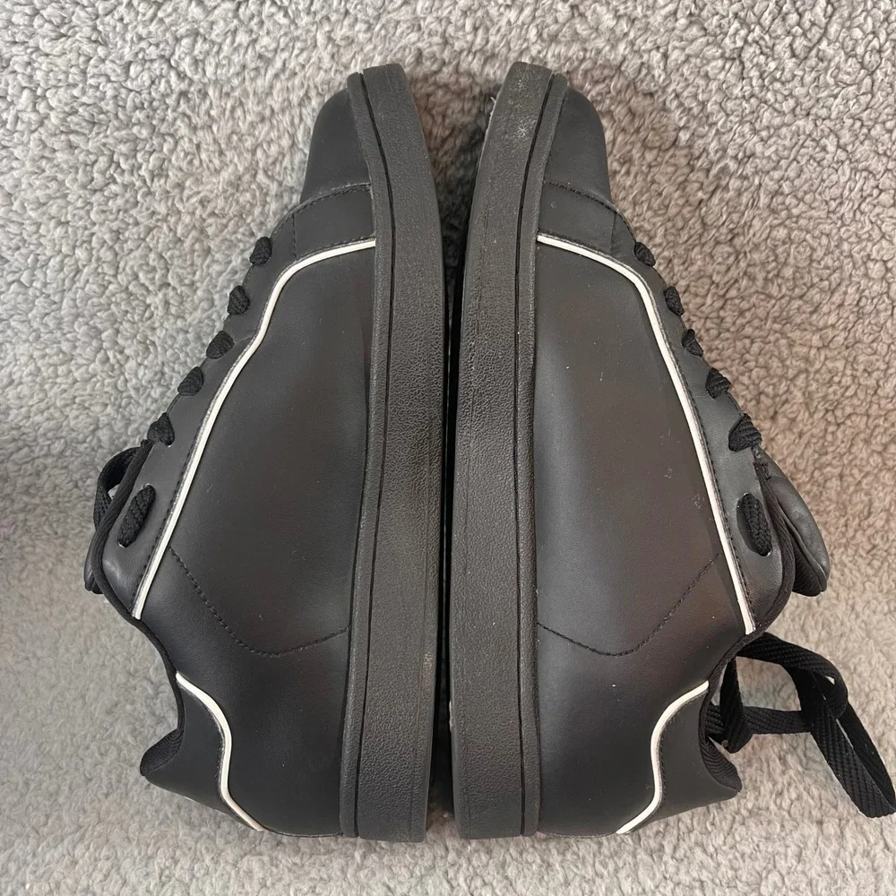 Adidas Original Master ST Mens Size 8 Black White Skate Casual VTG Shoes 046287‎